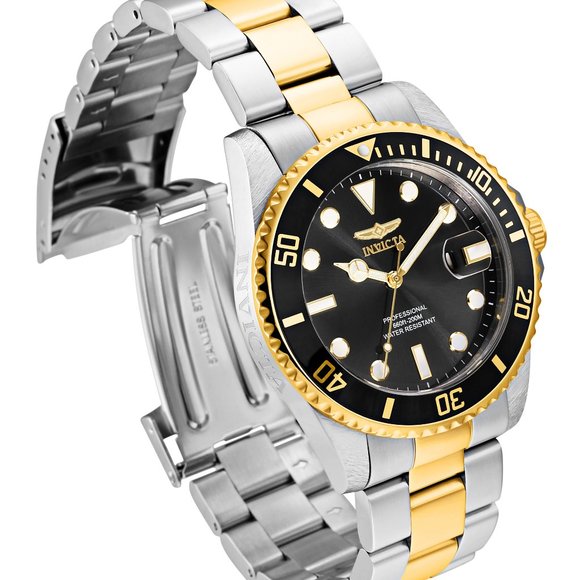 Invicta Pro Diver Men's Watch - 42mm, Steel, Gold (33269) - Picture 3 of 4